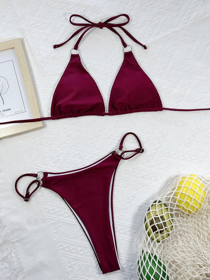 Ruby Bikini - Wine Red